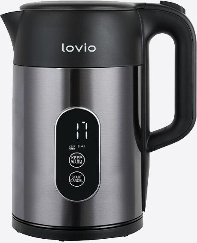 Lovio LVSEK001 vannkoker - 1,5L, 2200W - rustfritt stål