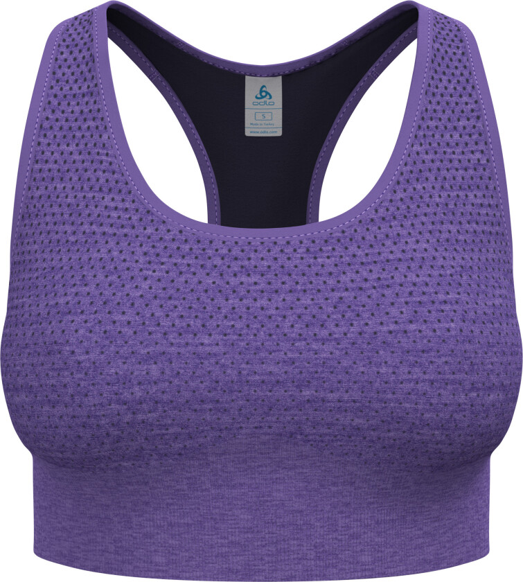 Women's Seamless Medium - Padded Sport Bra Afterparty Melange