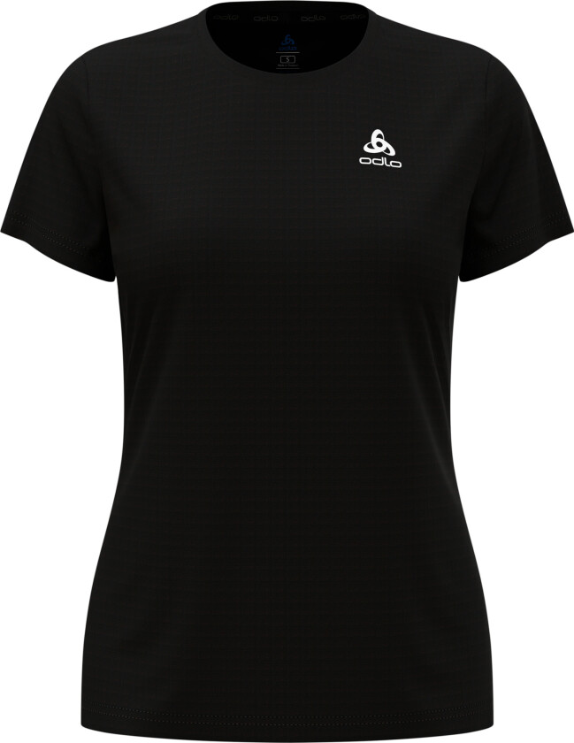 Women's Essential Flyer T-Shirt Crew Neck Shortsleeve Black