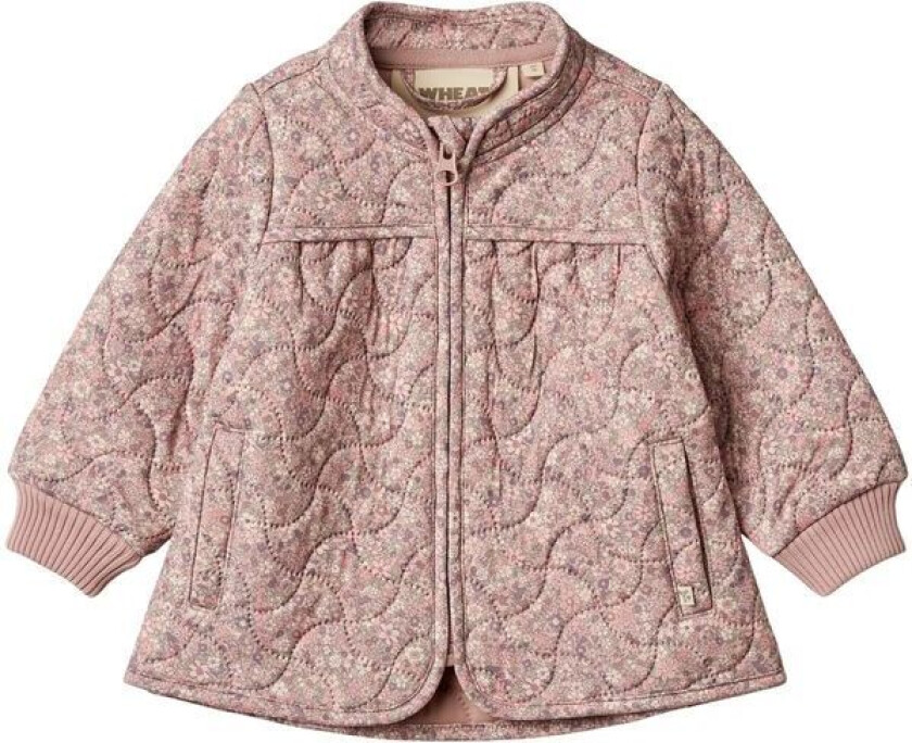 Wheat Thilde termojakke til baby, powder flower meadow