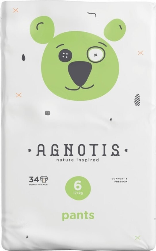 Agnotis Pants-Diaper, Nr.6, 16+ Kg, 36 Pcs., Agp6