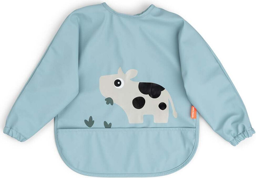 Tiny Farm Langermet Smekke med Lomme, Blue - Tåteflasker & Tilbehør - 100% Polyester