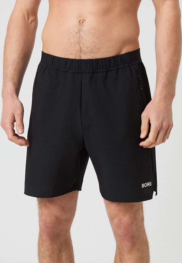 Zip Shorts Svart