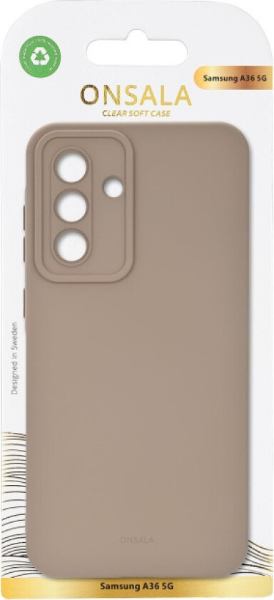 Mobildeksel Samsung A36 5G Bakside med Silikonfølelse Resirkulert Sommersand