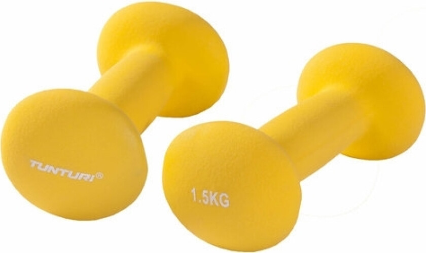 Neopren Manualer Tunturi 2X 0,5-5 Kg (Vekt: 2 X 1,5 Kg)