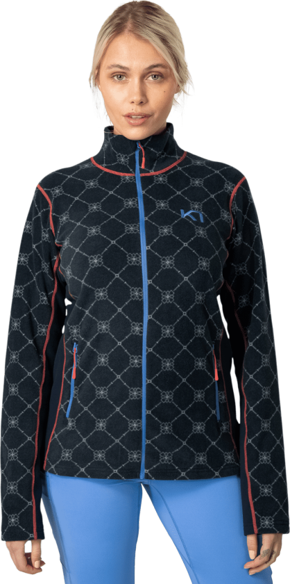 Thalena Fleece, fleecejakke, dame DARK NAVY BLUE
