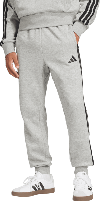 adidas Essentials 3-Stripes Fleece Joggers, joggebukse, herre Mgreyh/Black