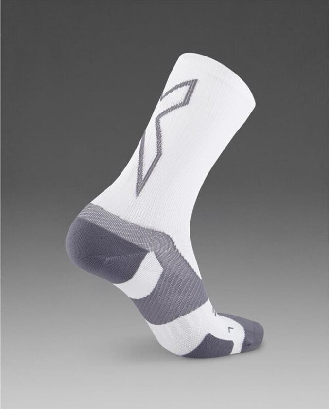 Vectr Light CushionCrew Socks White/Grey