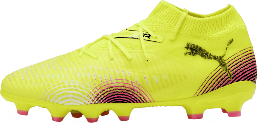 FUTURE 8 Pro FG/AG Jr Q2 25, fotballsko gress og kunstgress, junior Yellow Alert-Black