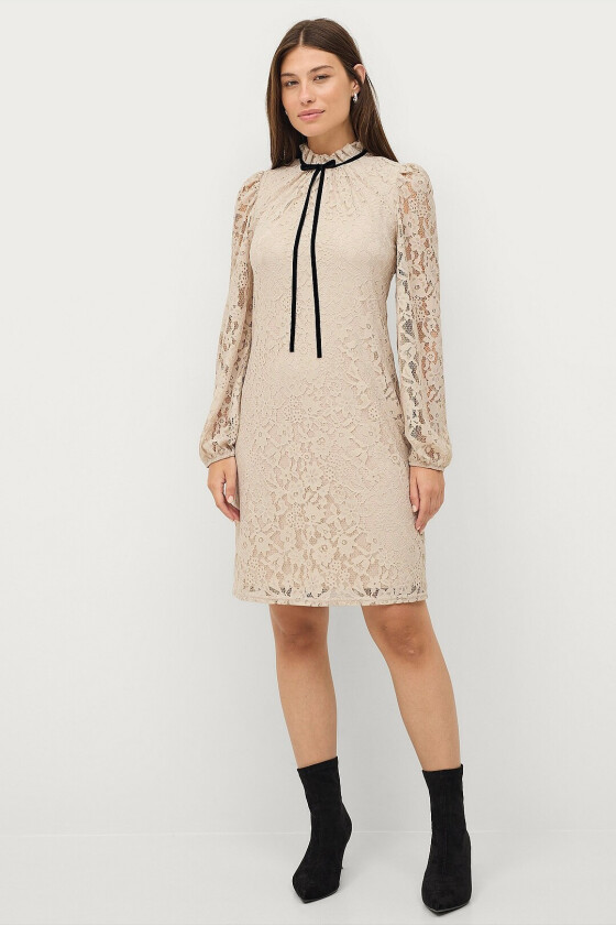 Blondekjole Filippa - Beige