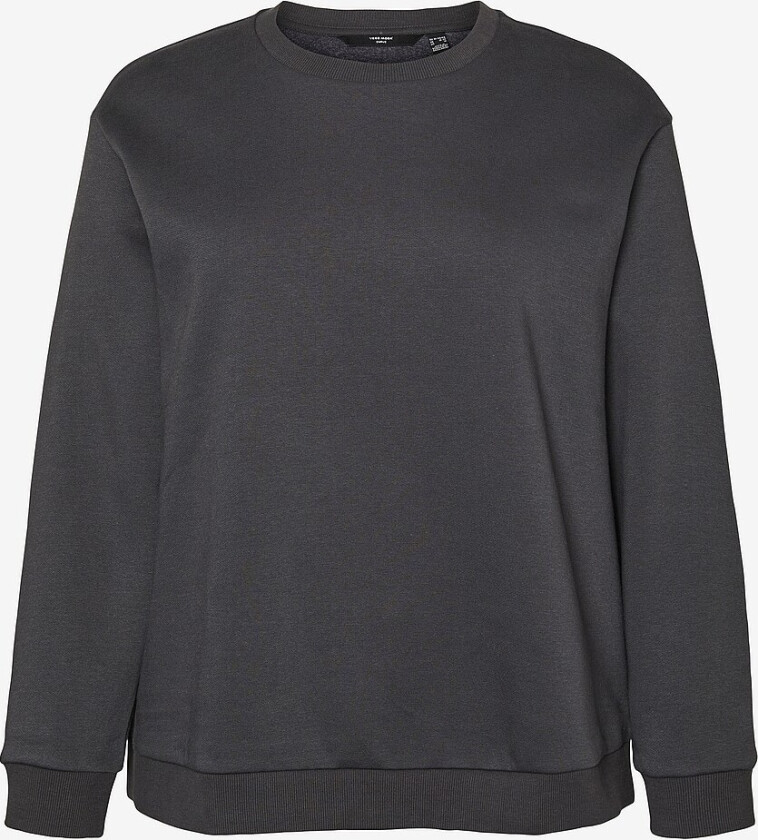 Collegegenser vmcAnja Maly LS Sweatshirt Jrs Cur - Svart