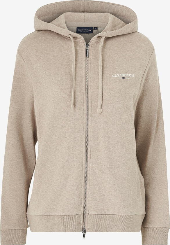 Hettegenser Chloe Zip Hood - Brun