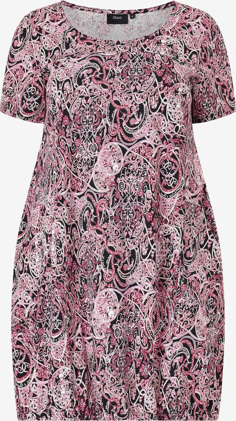 Kjole jEasy S/S Aop Dress - Svart
