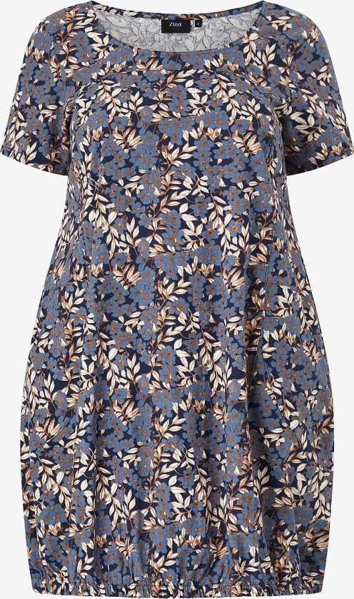 Kjole jEasy S/S Aop Dress - Blå