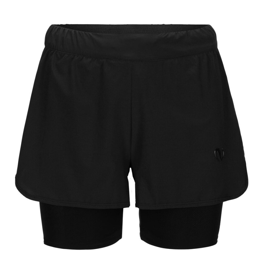 Larvik 2 in 1 Shorts, Dame Black XS