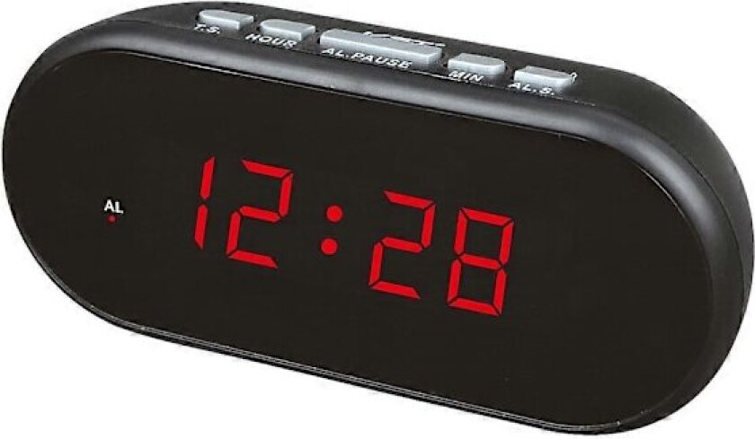 Radio Vekkerklokke LED Digital Veggklokke Digital Klokkeradio Plast Vekkerklokke Vekkerklokke LED Digital Bordklokke