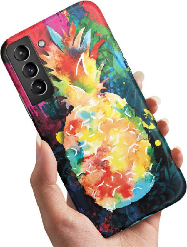 Samsung Galaxy S22 - Deksel/Mobildeksel Regnbue Ananas Multicolor