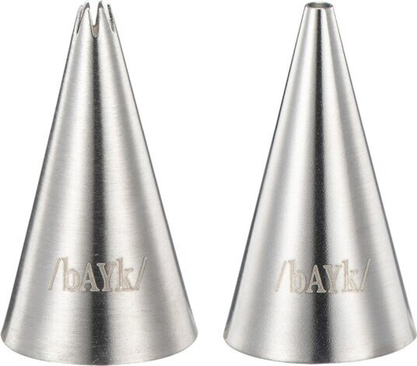 bAYk tippsett 2 stk R2 rund 2 mm og S4 stjerne 4 mm