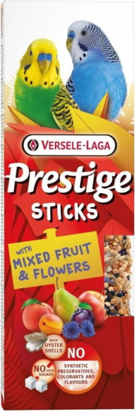 Bilde av Prestige Sticks Small Parakeets Frukt & Blomster 60 g