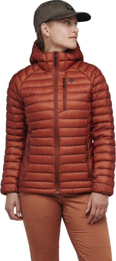 Women's Approach Down Hoody L, Burnt Sienna