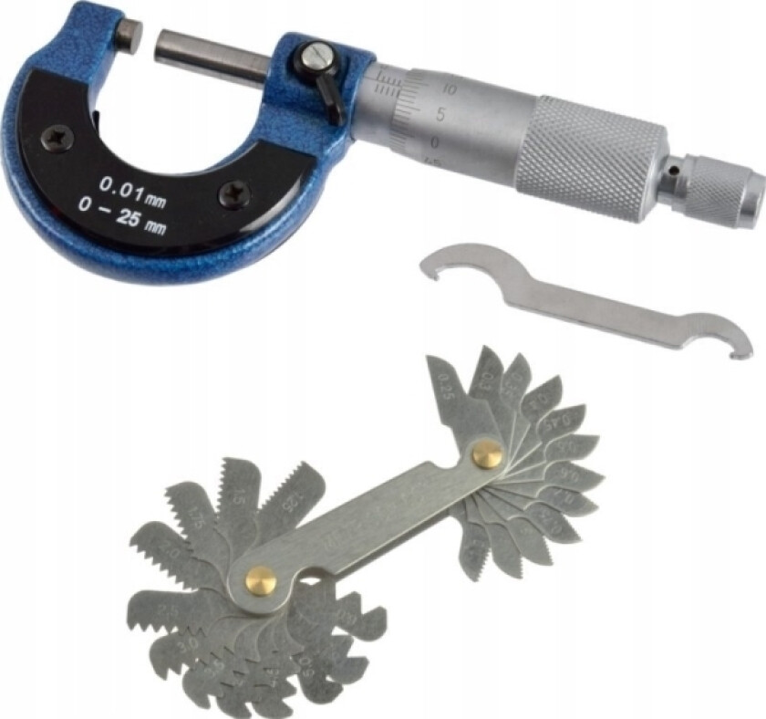 Geko Analog Mikrometer 0-25 Mm 0-01 Mm (50)