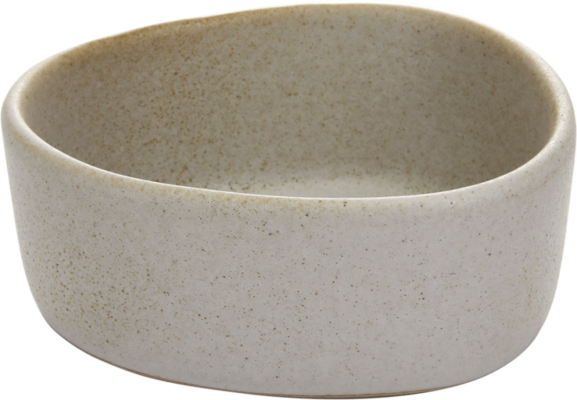 Raw Organic skål Sandy beige