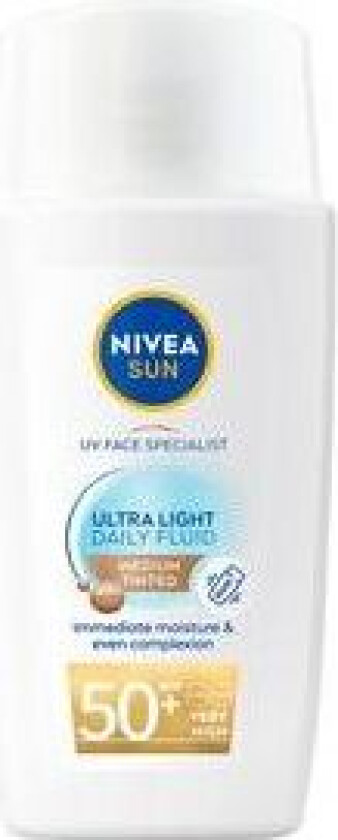 Nivea Daily Fluid Medium Tinted SPF 50+ - 40 ml.