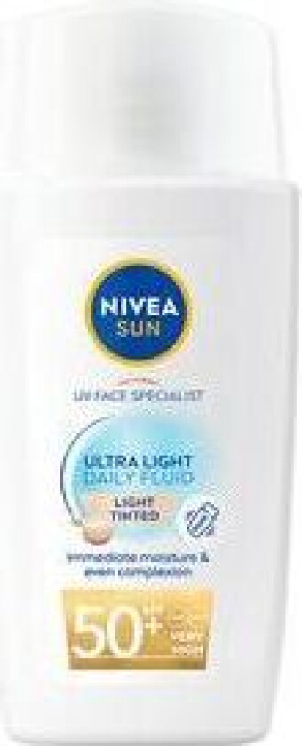 Nivea Daily Fluid Light Tinted SPF 50+ - 40 ml.