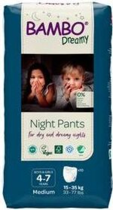 Dreamy Night Pants 15-35 kg - 10 stk.