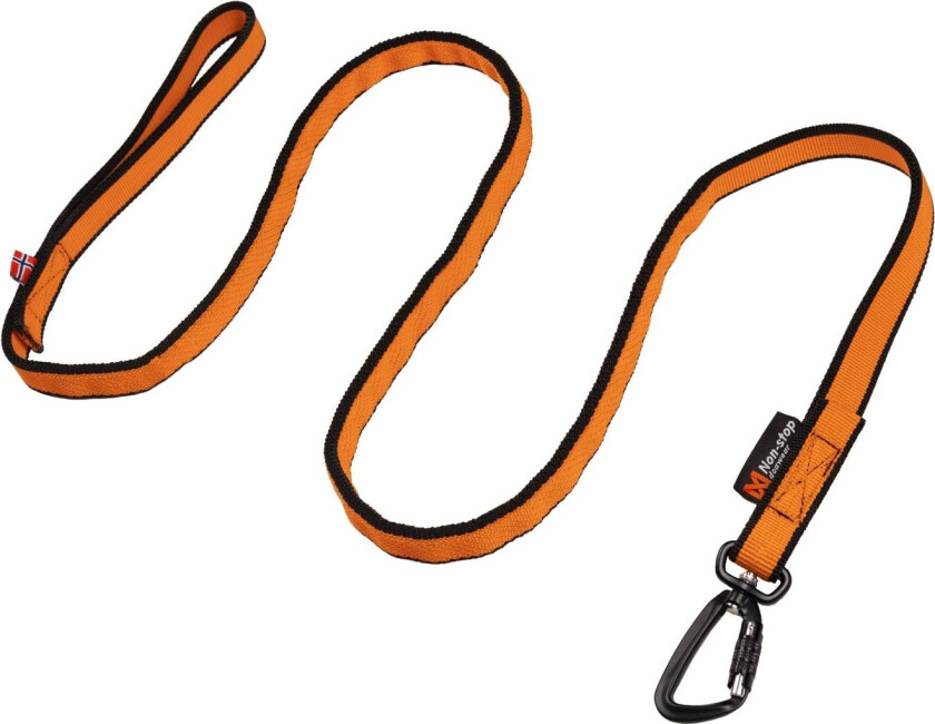 Non-stop Dogwear Bungee Leash 2.8 M, Black/Orange