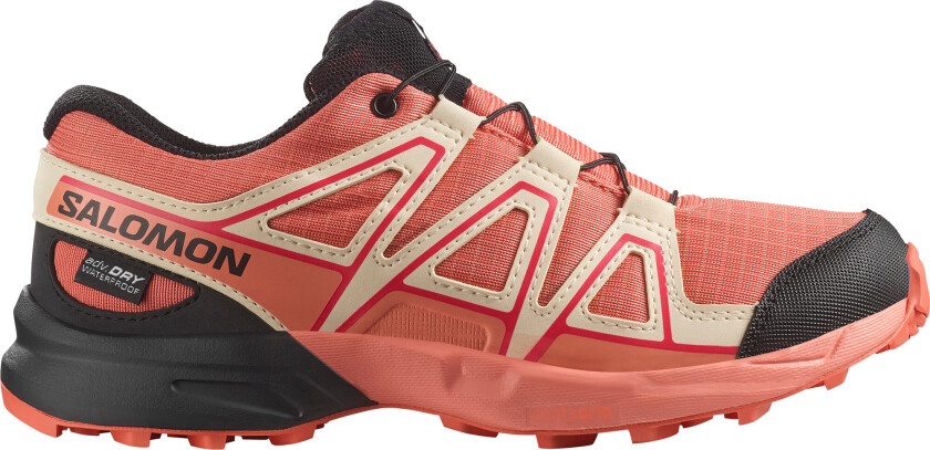 Junior Speedcross Waterproof Emberglow/tender Peach/fusion Coral