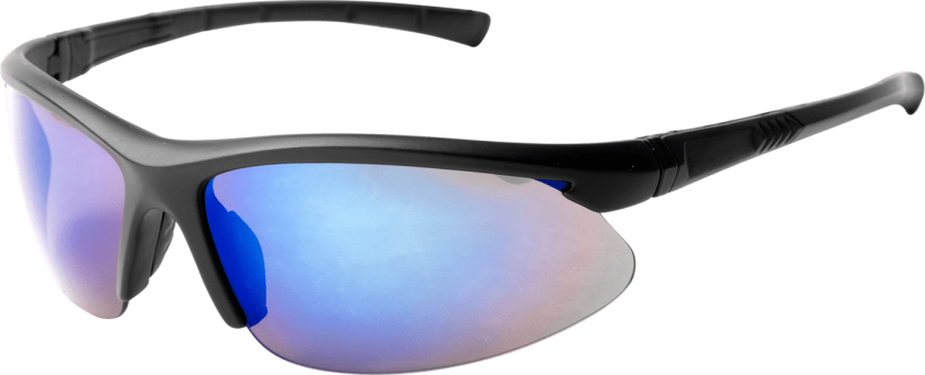 Sunglasses 043 Black/Blue, solbriller, unisex Black / Blue Multi