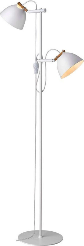 - Århus 2 Gulvlampe White/Wood