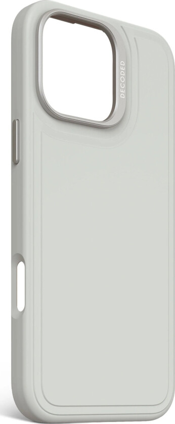 Dekodet Dekodet Antimikrobiell Silikonstabel Bakdeksel - Magsafe-Kompatibelt Silikonbeskyttelsesdeksel For Iphone 16 Pro Max (Steingrå)