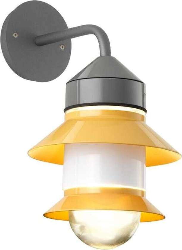 - Santorini Vegglampe IP65 Fixed Mustard