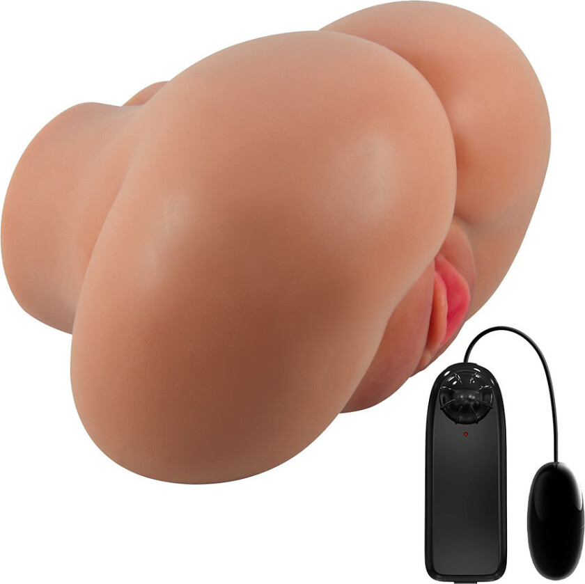 Crazy Bull: Luna, Realistic Masturbator with Vibrator, mørk