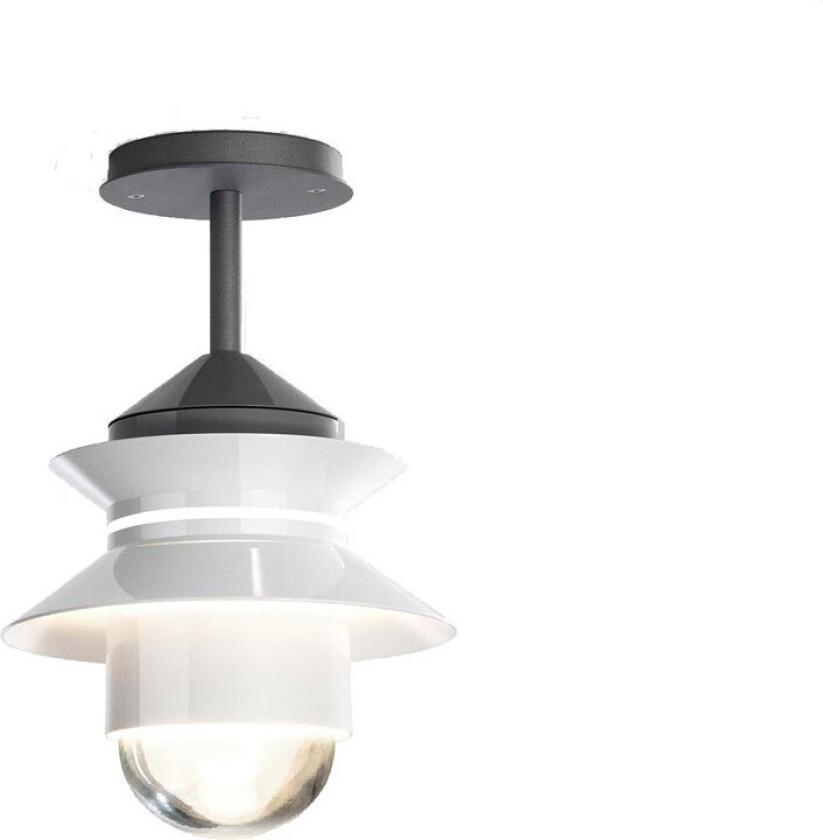 - Santorini C Taklampe Hvit