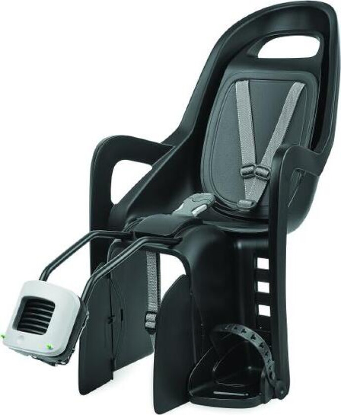 Toddler svart/grå rammemontering til barnesete