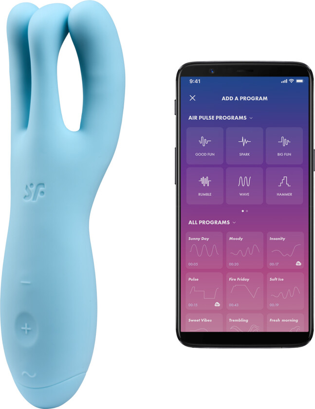 Threesome 4 Vibrator - Blå