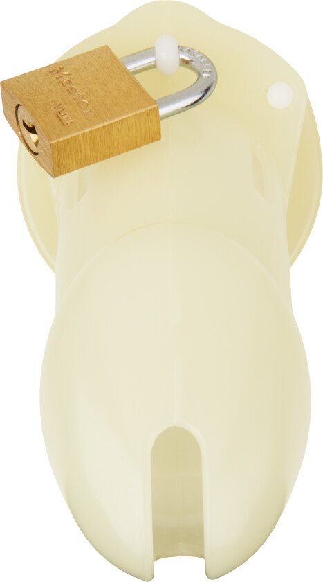 CB-6000 Selvlysende penisbur 8,1 cm - Hvit