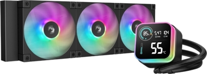 Deepcool Lq360, Vätskekylningskit, 12 Cm, Svart
