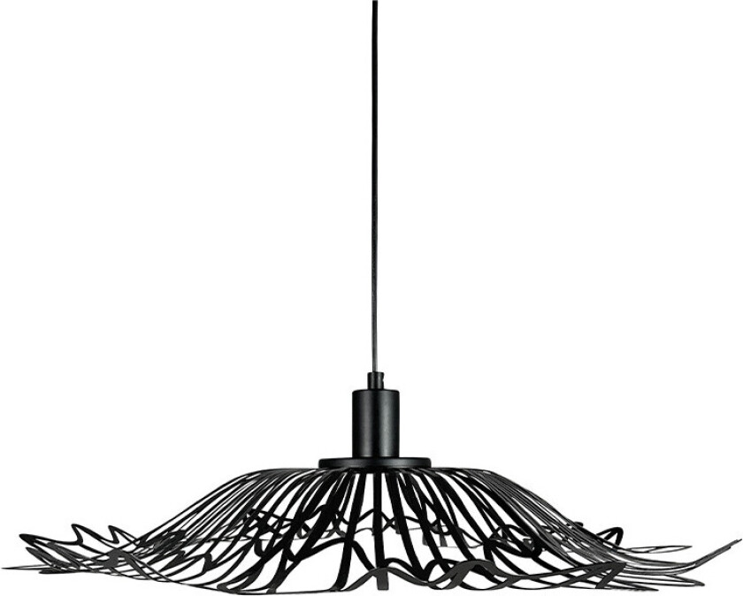 Flora Pendel Large Matt Svart