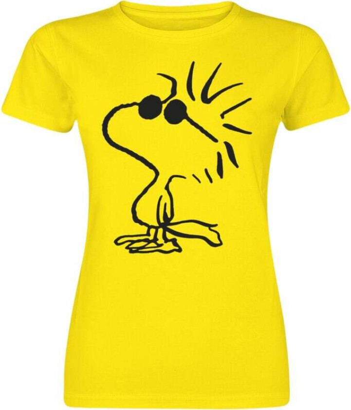 T-skjorte - Woodstock - S til 3XL - Damer - gul