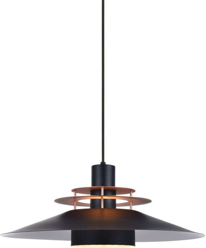 - Rivoli Pendel Ø50 Black/Copper