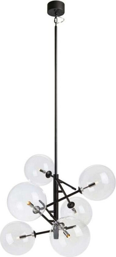- Andrew 6 Pendel Black/Clear