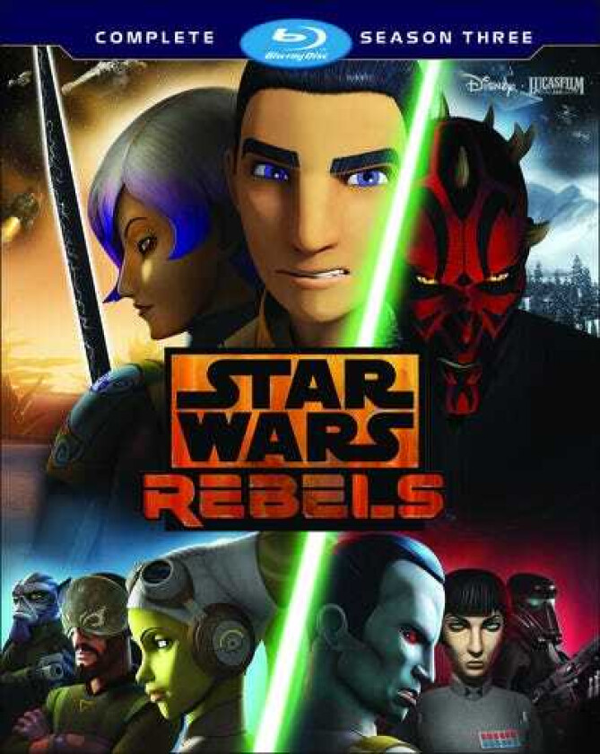 Star Wars Rebels: The Sesong 3 Bluray