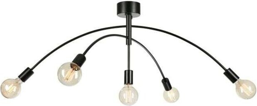 - Crux Taklampe Black