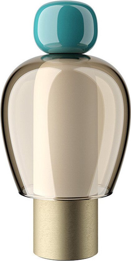 - Easy Peasy ToGo Bordlampe Lagoon Turquoise/Honey/Gold