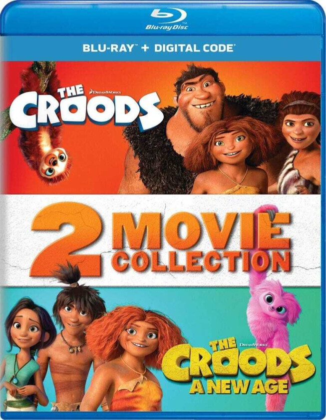Croods: 2Movie Collection Bluray