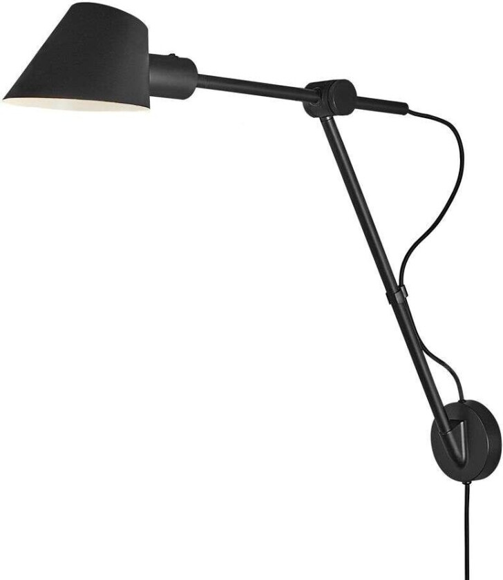 Design For The People - Stay Long Vegglampe Svart DFTP